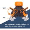 imageGiraffe 100ft 58 Graden Hose with Heavy Duty Metal Hose Reel Box and Splitter Bundle