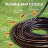 imageGiraffe 100ft 58 Graden Hose with Heavy Duty Metal Hose Reel Box and Splitter Bundle