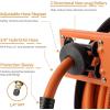 imageGiraffe Retractable Air Hose Reel 38quot 25ft 2Pack Bundle  1 Swivel Bracket plus 1 Adjustable Guide Arm