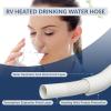 imageGiraffe Tools 15FT Drinking Heated Water Hose for RV with GFCI Withstand Down to 40 160 Watts58Inches Lead and BPA Free Heated Hose for Camping Agriculture Car Care Cleaning etc
