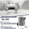 imageGiraffe Tools 15FT Drinking Heated Water Hose for RV with GFCI Withstand Down to 40 160 Watts58Inches Lead and BPA Free Heated Hose for Camping Agriculture Car Care Cleaning etc