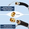 imageGiraffe Tools 15FT Drinking Heated Water Hose for RV with GFCI Withstand Down to 40 160 Watts58Inches Lead and BPA Free Heated Hose for Camping Agriculture Car Care Cleaning etc