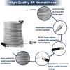 imageGiraffe Tools 50FT Heated Water Hose for RV with GFCI 58quot ID Lead and BPA Free Heated Drinking Hose for Camper withstand Down to 40 533 Watts50FT Heated Hose with GFCI