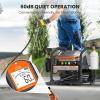 imageGiraffe Tools Commercial Electric Ultraflow Pressure Washer  Featuring 1000H AllCopper Pump Dual WallFloor Mount Brushless Motor 60dB Low Noise High Efficiency Cleaning Machine50ft