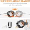 imageGiraffe Tools DE14 Retractable Extension Cord Reel 50 ft 143AWG Power Cord Storage Reel WallCeiling Mount Lighted Triple Tap Outlet 50ft Black Orange14AWG 50FT