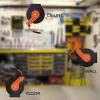 imageGiraffe Tools DE14 Retractable Extension Cord Reel 50 ft 143AWG Power Cord Storage Reel WallCeiling Mount and TA15B Retractable Air Hose Reel Wall Mount 38quot x 50 ft Hybrid Hose Auto Rewind