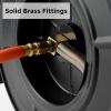 imageGiraffe Tools DE14 Retractable Extension Cord Reel 50 ft 143AWG Power Cord Storage Reel WallCeiling Mount and TA15B Retractable Air Hose Reel Wall Mount 38quot x 50 ft Hybrid Hose Auto Rewind
