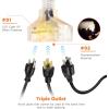imageGiraffe Tools DE14 Retractable Extension Cord Reel 50 ft 143AWG Power Cord Storage Reel WallCeiling Mount and TA15B Retractable Air Hose Reel Wall Mount 38quot x 50 ft Hybrid Hose Auto Rewind