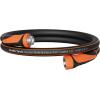 imageGiraffe Tools Garden Hose 100ft x 58quot Water Hose Heavy Duty Flexible Lightweight Hybrid Hose with Swivel Handle Male to Female Fittings Burst 600 PSI58 Inch Black