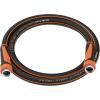 imageGiraffe Tools Garden Hose 100ft x 58quot Water Hose Heavy Duty Flexible Lightweight Hybrid Hose with Swivel Handle Male to Female Fittings Burst 600 PSI58 Inch Black