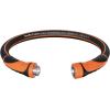 imageGiraffe Tools Garden Hose 100ft x 58quot Water Hose Heavy Duty Flexible Lightweight Hybrid Hose with Swivel Handle Male to Female Fittings Burst 600 PSI58 Inch Black