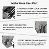 imageGiraffe Tools Garden Hose Reel Cart with Wheels Heavy Duty Water Hose Cart with Hose Guide Water Hose Reel with Wheels for Outside Garden ampamp Yard
