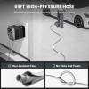 imageGiraffe Tools Grandfalls Pressure Washer G20 Pro 2500 PSI 22 GPM 180 Wall Mounted Power Washer AutoRetract with 65FT Hose Reel 5 Nozzles for FloorCarsFencesPatios Dark SilverDark Silver