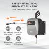 imageGiraffe Tools Grandfalls Pressure Washer G20 Pro 2500 PSI 22 GPM 180 Wall Mounted Power Washer AutoRetract with 65FT Hose Reel 5 Nozzles for FloorCarsFencesPatios Dark SilverLight Silver