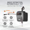 imageGiraffe Tools Grandfalls Pressure Washer G20B Pro 2500 PSI 22 GPM Wall Mounted Power Washer with 65FT Hose Reel Black Pressure Hoses 4 Nozzles for FloorCarsFencesPatios Dark SilverDark Silver