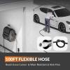 imageGiraffe Tools Grandfalls Pressure Washer G30B Max 2900 PSI 22 GPM Electric Wall Mounted Pressure Washer with 100ft Black Pressure Hoses Foam Cannon 4Nozzles for CarDriveways Dark SilverDark Silver