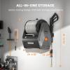 imageGiraffe Tools Grandfalls Pressure Washer Plus Electric Wall Mount Power Washer with 100FT UltraSoft Pressure Hoses 2900PSI 22GPM 4 Nozzles Foam Cannon for CarsPatios Dark SilverPlus 100ft Ultrasoft Pressure Hoses