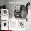 imageGiraffe Tools Grandfalls Pressure Washer Plus Max 2400PSI 20GPM and Retractable Garden Hose Reel12in x 130ft Super Heavy Duty 180 Deg Swivel Bracket