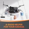 imageGiraffe Tools Grandstorm Retractable Vacuum Cleaner with 30 FT 1 FT Hose Wall Mounted Wet Dry Vacuum Cleaner with 6 Nozzles for Car Detailing Normal Version Grey No Remote Control FuntionRemote Control