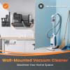 imageGiraffe Tools Grandstorm Retractable Vacuum Cleaner with 30 FT 1 FT Hose Wall Mounted Wet Dry Vacuum Cleaner with 6 Nozzles for Car Detailing Normal Version Grey No Remote Control FuntionNo Remote Control