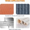imageGiraffe Tools Heat Cable Heat Cables for Roofs and Gutters Easy Heat Water Pipe Heat Cable Pipe Freeze Protection Down to 40 Black 30FT with GFCI30FT with GFCI