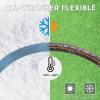 imageGiraffe Tools Hybrid Garden Hose 58 in x 100 ft Lightweight Durable Water Hose with Sleeves Nokink Leakproof Heavy Duty Gardening Hose with Male to Female Fittings