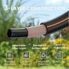 imageGiraffe Tools Leader Hose 10ft x 58quot Short Water Hose Heavy Duty for Hose Reel with Double Female Fittings and Metal Retractable Hose Reel 130ft x 12quot Wall MountedHeavy Duty with 9 Pattern Nozzle