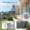 imageGiraffe Tools Leader Hose 6ft x 58quotShort Water Hose Heavy Duty for Hose ReelDouble Female Fittings and AW4012QS 130FT Retractable Garden Hose Reel with detachable Leader