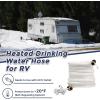 imageGiraffe Tools Pipe Heat Cable 30ft Heat Cable Pipes and 50FT Heated Water Hose for RV Drinking