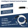 imageGiraffe Tools Pipe Heat Cable 30ft Heat Cable Pipes and 50FT Heated Water Hose for RV Drinking