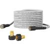 imageGiraffe Tools Pressure Washer Hose 100FT X 14quot 3200 PSI Pressure Washing Hose Kink Resistant Heavy Duty Power Washer Hose M22 to 38quot Quick Connect Couplers for Replacement 7 Accessories2 Quick Connectors