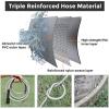 imageGiraffe Tools Pressure Washer Hose 100FT X 14quot 3200 PSI Pressure Washing Hose Kink Resistant Heavy Duty Power Washer Hose M22 to 38quot Quick Connect Couplers for Replacement 7 Accessories7 Quick Connectors