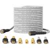 imageGiraffe Tools Pressure Washer Hose 100FT X 14quot 3200 PSI Pressure Washing Hose Kink Resistant Heavy Duty Power Washer Hose M22 to 38quot Quick Connect Couplers for Replacement 7 Accessories7 Quick Connectors
