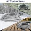 imageGiraffe Tools Pressure Washer Hose 100FT X 14quot 3200 PSI Pressure Washing Hose Kink Resistant Heavy Duty Power Washer Hose M22 to 38quot Quick Connect Couplers for Replacement 7 Accessories7 Quick Connectors