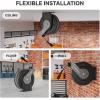 imageGiraffe Tools Pressure Washer Hose Reel 60ft Power Washer Hose Reel Pressure Washer Retractable Hose Reel Heavy Duty Replaceable Hoses WallFloor Mounted 4000 PSI Dark Silver60ft  4000psi