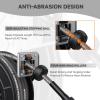 imageGiraffe Tools Pressure Washer Hose Reel 60ft Power Washer Hose Reel Pressure Washer Retractable Hose Reel Heavy Duty Replaceable Hoses WallFloor Mounted 4000 PSI Dark Silver60ft  4000psi