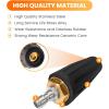 imageGiraffe Tools Pressure Washer Tips Turbo Nozzle 14quot Quick Connect 360 Rotating Spray Turbo easy for Cleaning Brick Concrete and Vinyl Surfaces