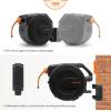 imageGiraffe Tools Retractable Air Hose Reel Enclosed with 38 in x 50 ft Hybrid Hose Lightweight Compressor Hose Reel Wall Mounted with 180 Swivel Bracket 300 PSIMedium