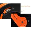 imageGiraffe Tools TA10 Retractable Air Hose Reel Swivel with 38 in x 25 ft Hybrid Hose Max 300 PSI Industrial Wall Mounted Compressor Hose Reel Heavy Duty Air Compressor Heavy Duty Steel Reel50 FT with Bracket