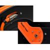 imageGiraffe Tools TA10 Retractable Air Hose Reel Swivel with 38 in x 25 ft Hybrid Hose Max 300 PSI Industrial Wall Mounted Compressor Hose Reel Heavy Duty Air Compressor Heavy Duty Steel Reel25 FT with Bracket