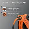 imageGiraffe Tools TA15BPLUS Retractable Air Hose Reel with Swivel Bracket 38quot x 50 ft Hybrid Hose CeilingWall Mounted Heavy Duty Industrial Air Compressor Hose Reel 300PSI 50ft50ft
