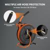 imageGiraffe Tools TA15BPLUS Retractable Air Hose Reel with Swivel Bracket 38quot x 50 ft Hybrid Hose CeilingWall Mounted Heavy Duty Industrial Air Compressor Hose Reel 300PSI 50ft50ft