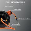 imageGiraffe Tools TA15BPLUS Retractable Air Hose Reel with Swivel Bracket 38quot x 50 ft Hybrid Hose CeilingWall Mounted Heavy Duty Industrial Air Compressor Hose Reel 300PSI 50ft50ft