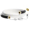 imageGiraffe Tools 15ft Heated Water Hose for RV 58Inches Heated Drinking Water Hose with Energy Saving Thermostat Withstand Temperatures Down to 20F Lead and BPA Free for Camper Truck White15FT