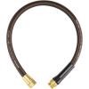 imageGiraffe Tools Garden Hose 100ft x 58quot Water Hose Heavy Duty Flexible Lightweight Hybrid Hose with Swivel Handle Male to Female Fittings Burst 600 PSI58 Inch Black