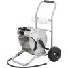imageGiraffe Tools Garden Hose Reel Cart with Wheels Stainless Steel Heavy Duty Water Hose Reel Cart 200 ft of 12 Capacity Mobile for Outside