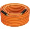 imageGiraffe Tools Hybrid Air Hose 38 inch x 25 ft 14 in MNPT Fittings 300 PSI Heavy Duty Lightweight Air Compressor Hose38 50 feet
