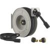 imageGiraffe Tools Pressure Washer Hose Reel 14quot x 65 ft Retractable Pressure Washer Reel Heavy Duty Steel Power Reel WallCeilingFloor Mounted 3200PSI 2  M2215mm Connectors