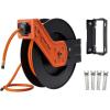 imageGiraffe Tools TA10 Retractable Air Hose Reel Swivel with 38 in x 25 ft Hybrid Hose Max 300 PSI Industrial Wall Mounted Compressor Hose Reel Heavy Duty Air Compressor Heavy Duty Steel Reel25 FT with Bracket