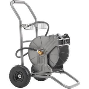 imageGiraffe Tools Garden Hose Reel Cart with Wheels Heavy Duty Water Hose Cart with Hose Guide Water Hose Reel with Wheels for Outside Garden ampamp Yard